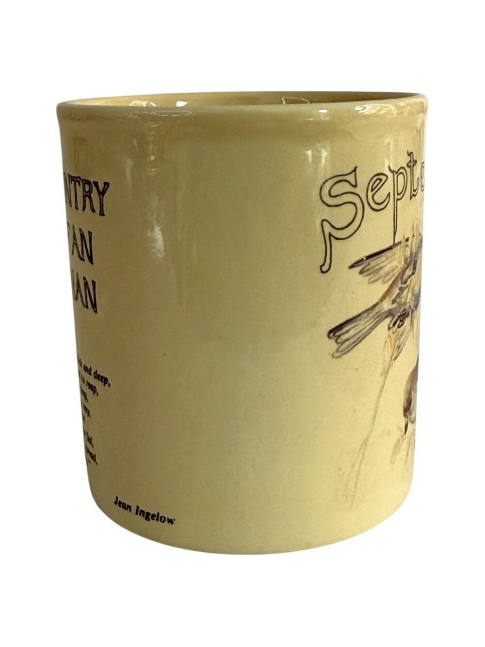 1977 The Country Diary Of An Edwardian Lady September Coffee Mug Bird England - Picture 3 of 8